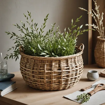 Искусство декора с использованием плетеных корзин: как создать уют и стиль в вашем доме