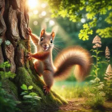 Белка смешная: Удивительный мир забавных грызунов