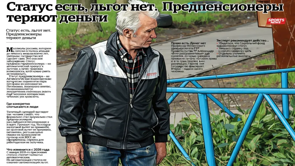Статус есть, льгот нет. Предпенсионеры теряют деньги